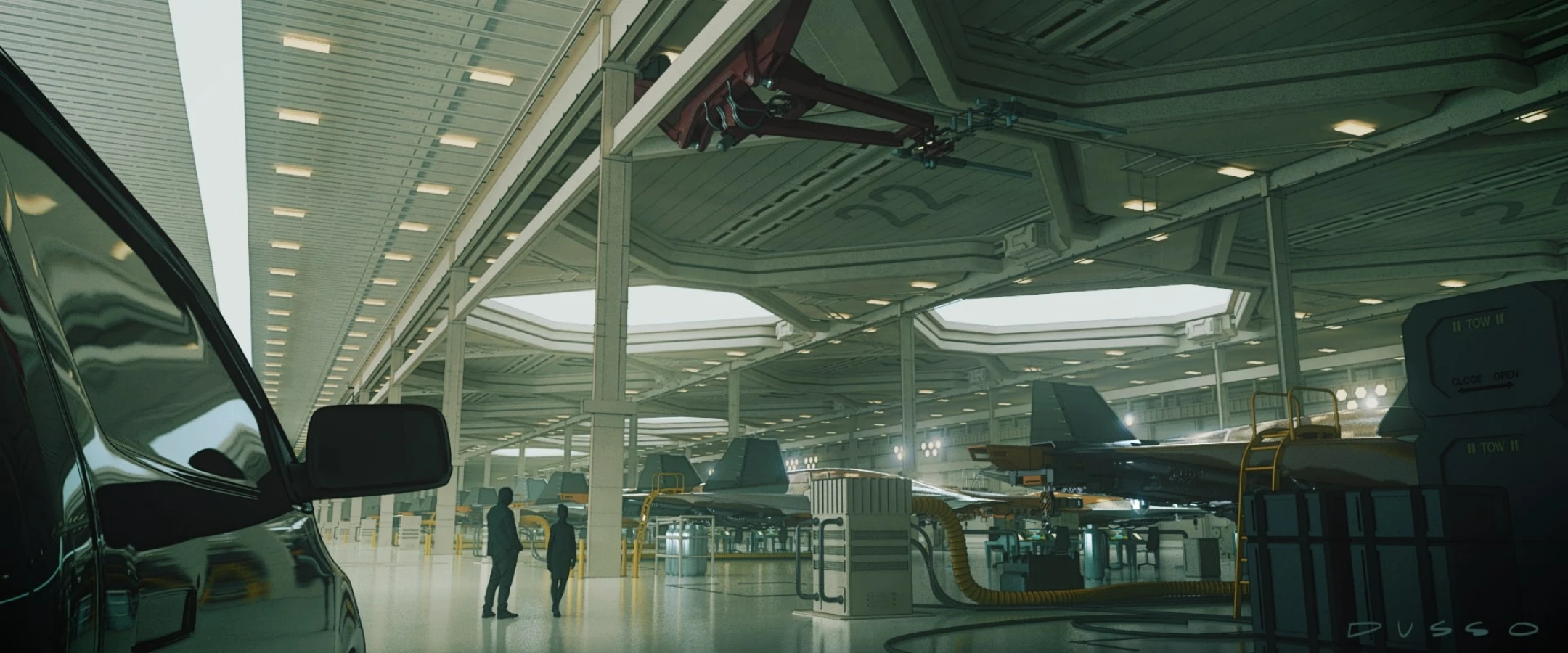  Art department concept art Watchmen hangar Raynault vfx 
