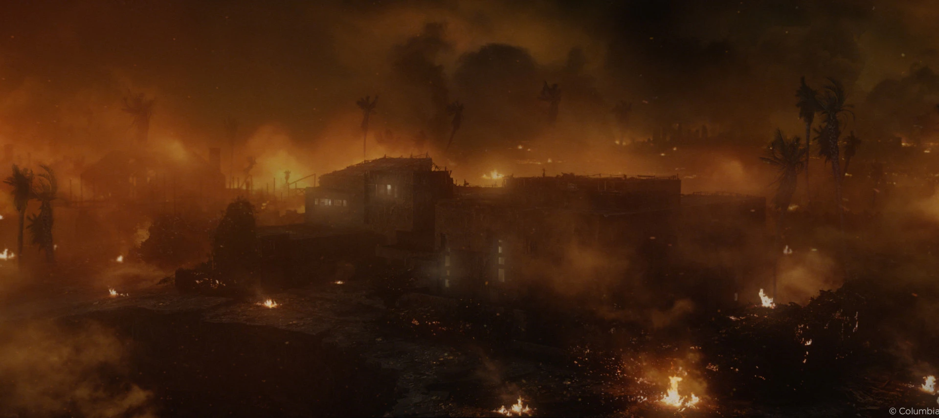 Apocalyptic view in This is the end from Raynault vfx